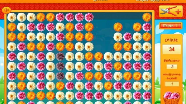 Интересная игра - Собери Букет. Играть в игру. смотреть онлайн
