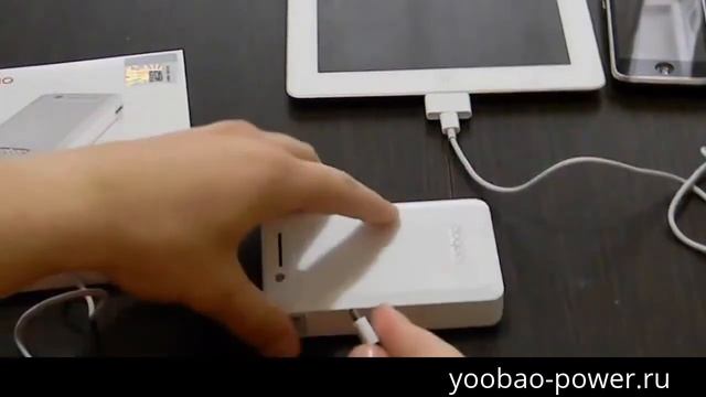 Дополнительный внешний аккумулятор Yoobao Power Bank YB-655 13000 mAh смотреть онлайн