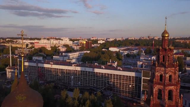 Солнечный Ярославль с высоты квадрокоптера. смотреть онлайн
