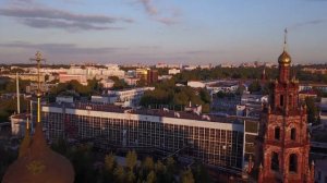 Солнечный Ярославль с высоты квадрокоптера.