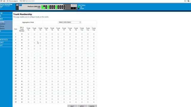 Como configurar agregación de enlaces Trunks y LACP en un Switch HP Procurve 1800 24G смотреть онлайн