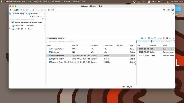 Database Tasks View in DBeaver: all your tasks in one place смотреть онлайн