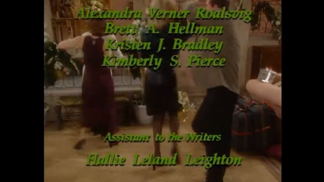 As the World Turns - long christmas closing credits 1995 (cast and crew, HD) смотреть онлайн