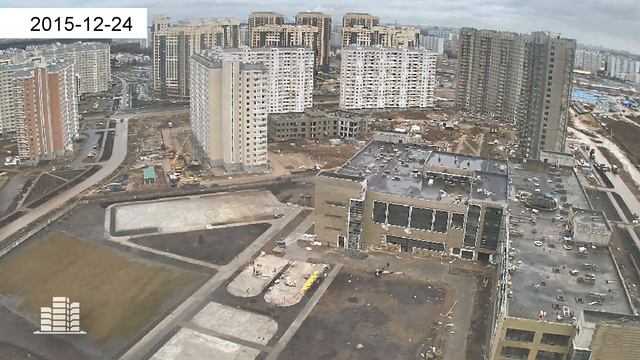 Ход строительства ЖК «Переделкино Ближнее» (сентябрь 2015 г. - апрель 2016 г.) смотреть онлайн