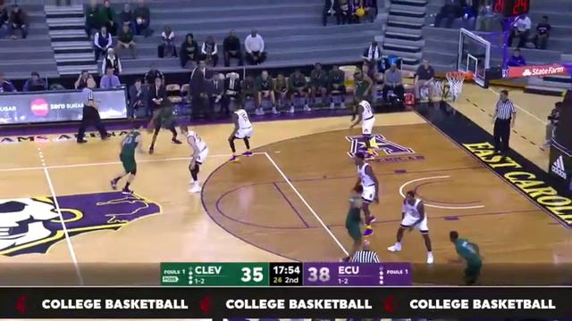 BJ Tyson - 17 11 20 ECU vs Cleveland St смотреть онлайн