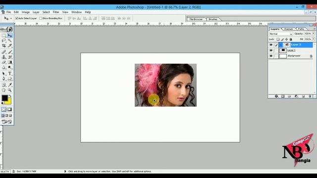 How to Insert Image in Object of a Shape in Photoshop 7.0 смотреть онлайн