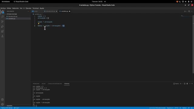 CURSO DE PYTHON - Cómo Declarar VARIABLES ? смотреть онлайн