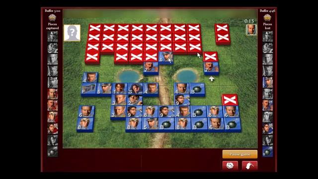 Mystery Player Stratego Tutorial Series(Flag up Front) Game 25 of 25 смотреть онлайн