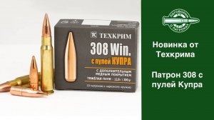 Патрон 308Win от Техкрим с пулей Купра