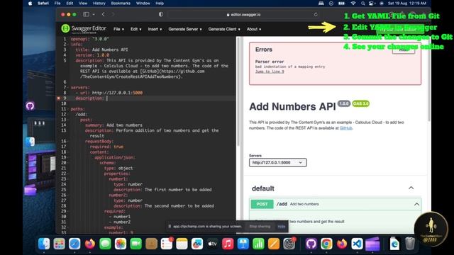 A Technical Writer's first REST API Assignment - How Ravi Desai worked with Swagger, YAML, and Git смотреть онлайн
