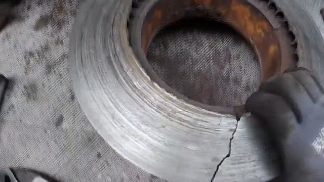 Полуприцеп SCHMITZ, замена тормозного диска. смотреть онлайн