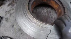 Полуприцеп SCHMITZ, замена тормозного диска.