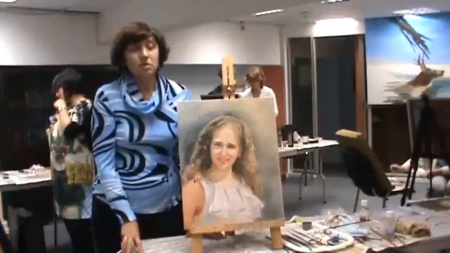 Мастер-класс по портрету. Отзыв участницы смотреть онлайн