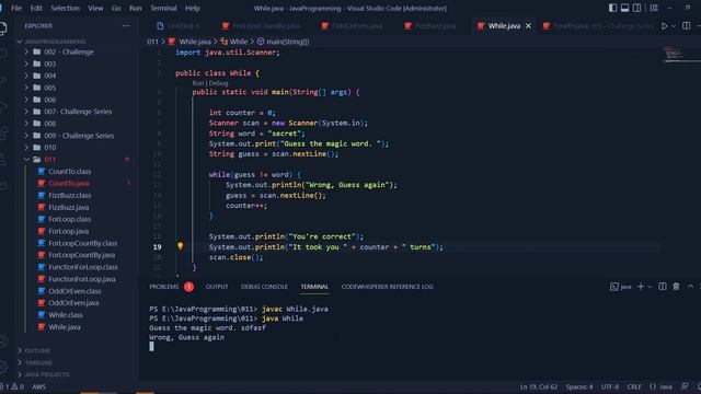 060 - Tagalog Java Programming - While Loop 2 of 2 смотреть онлайн