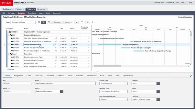 HTML Pages in Primavera P6 EPPM смотреть онлайн