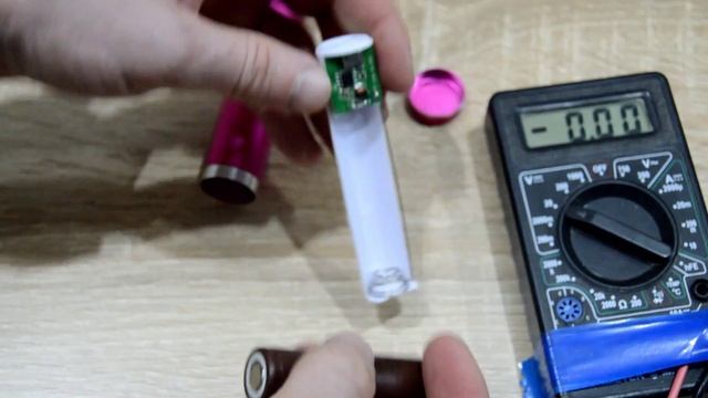 Корпус для повербанка,дешевый повербанк цена 1$ PowerBank Box 1*18650 смотреть онлайн