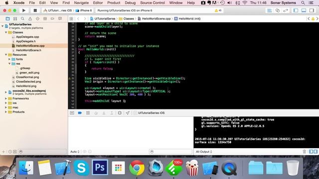 Cocos2d-x UI C++ - UILayout смотреть онлайн