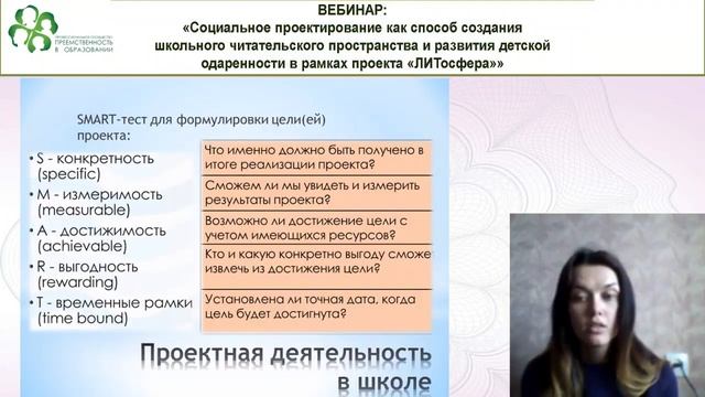 Вебинар: Социальное проектирование (проекта ЛИТосфера) .mp4 смотреть онлайн