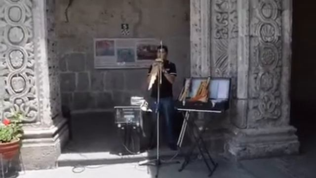 Pan Pipe Flute Music From Arequipa Peru смотреть онлайн