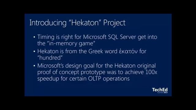 In Memory OLTP for DBA SQL Server 2012 R2 and 2014 18 смотреть онлайн
