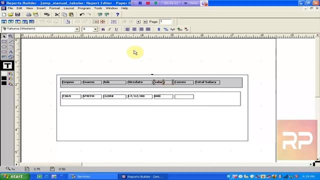 Oracle Reports Builder Tutorials lecture 16 смотреть онлайн