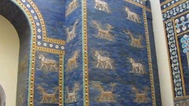 Ворота Иштар из Вавилона. Пергамский музей. смотреть онлайн