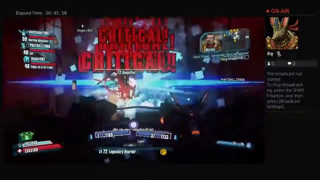 Atlas-Atman's Live PS4 Broadcast BORDERLANDS 2 XP lobby смотреть онлайн