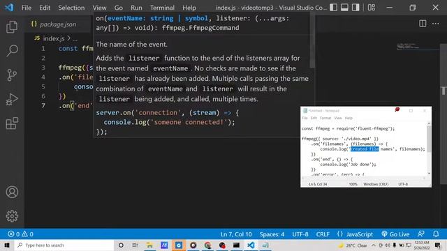 Node.js Fluent-FFMPEG Example to Convert Video to Images at Custom Time Using takeScreenshots() смотреть онлайн
