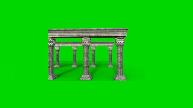 FREE HD Green Screen - PILLARS GREEK COLUMNS смотреть онлайн