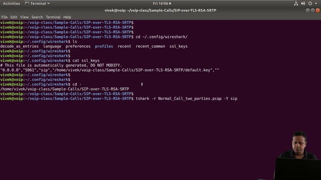 SIP over TLS + SRTP: Decrypting Two Caller Traffic with Tshark смотреть онлайн