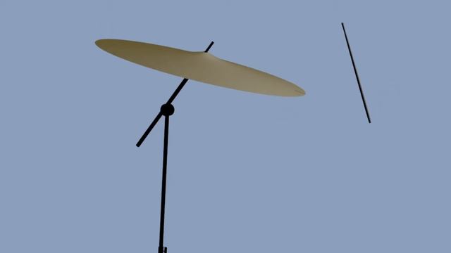Cymbal animation - My first blender animation project смотреть онлайн
