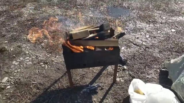 .Самоизоляция, картофель на углях!!!! смотреть онлайн