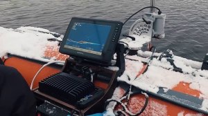 Зимняя ловля судака 2024 с Panoptix LiveScope с 34 м датчиком