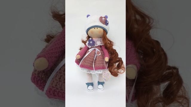 Интерьерная кукла. Ручная работа. смотреть онлайн