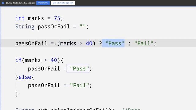 Java tutorial - The Ternary or Conditional operator in Java in Kashmiri Language - Online lecture смотреть онлайн