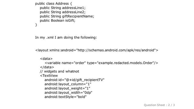Android : Android DataBinding error. Could not find accessor смотреть онлайн