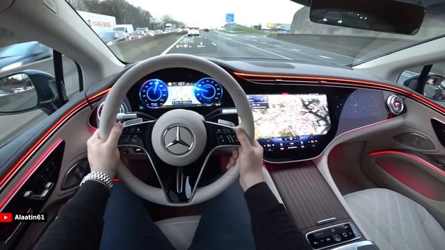 The New Mercedes EQS 2023 Test Drive смотреть онлайн