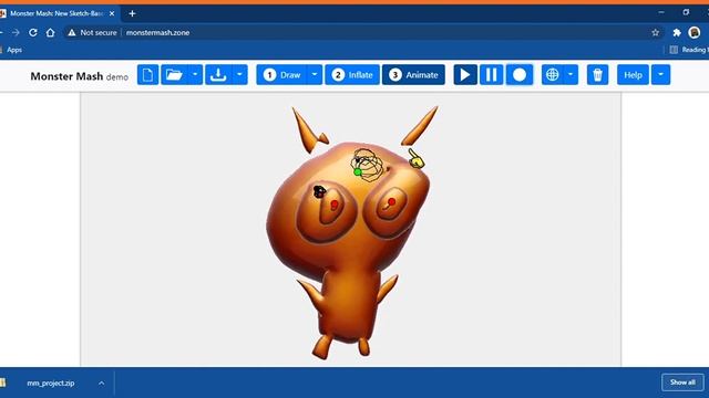 Monster Mash 3D Animation Tool