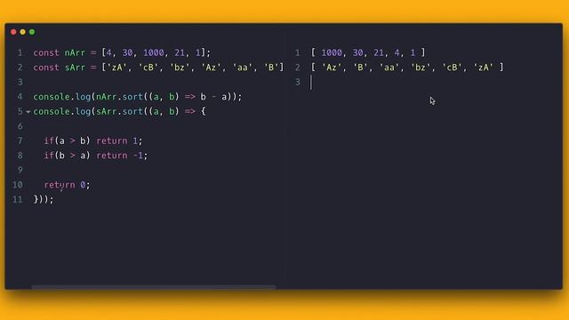 Array reverse, sort and copyWithin methods - Manipulate array items in place смотреть онлайн