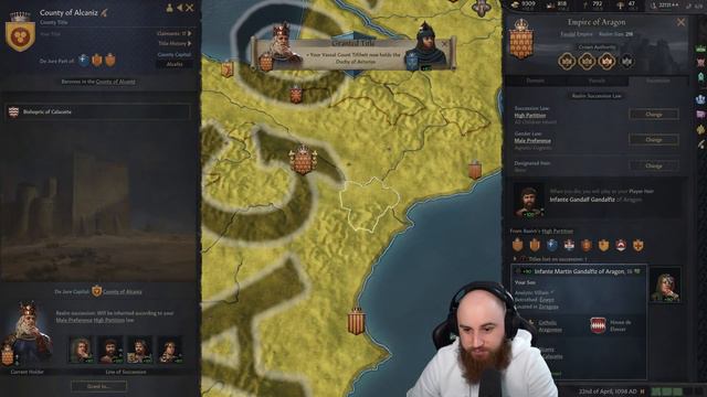 GANDALF GOES ON CRUSADE! Crusader Kings 3 - The Duchy of Aragon Campaign #22 смотреть онлайн