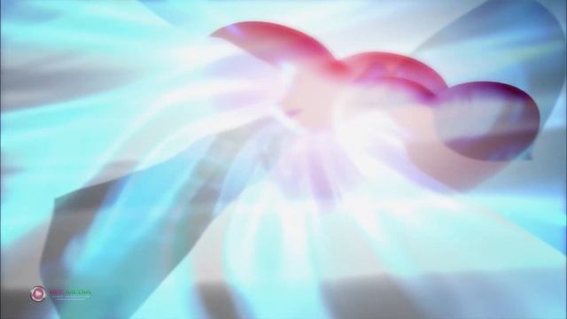 011 AniBackground Сердечки голубой фон смотреть онлайн