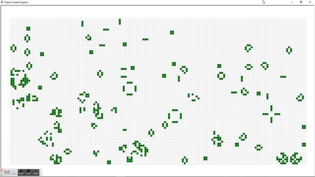 Game of Life via Python Turtle смотреть онлайн