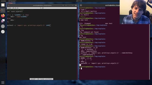 correct conditional arguments in bash (beginner - intermediate) anthony explains #063 смотреть онлайн
