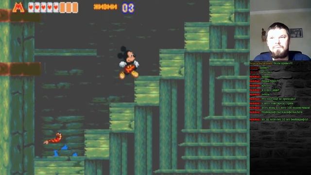 World of Illusion Starring Mickey Mouse and Donald Duck Стрим прохождение Sega смотреть онлайн