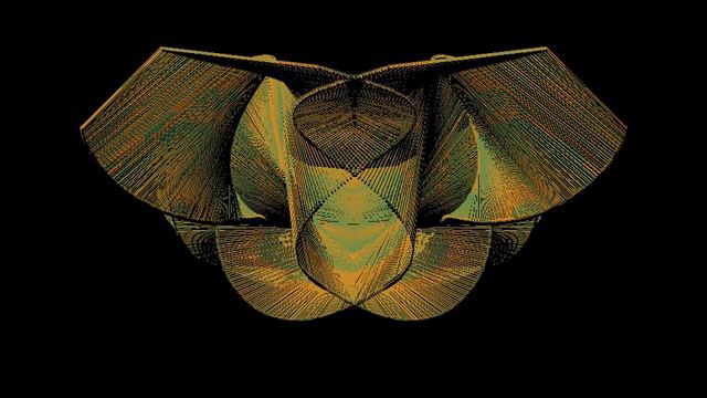 Moire pattern made in HOP Fractals In Motion смотреть онлайн