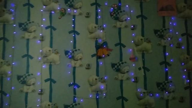 Украшаю комнату к НОВОМУ ГОДУ!!! Новогоднее настроение!!! смотреть онлайн