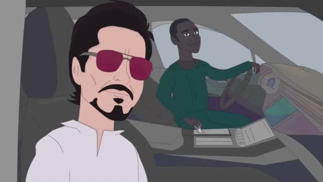 Железный человек в пустыне x Анимация смотреть онлайн