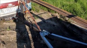 Перевозка 6-ти метровой арматуры на легковом прицепе Экспедиция Бизнес. Дом Своими Руками