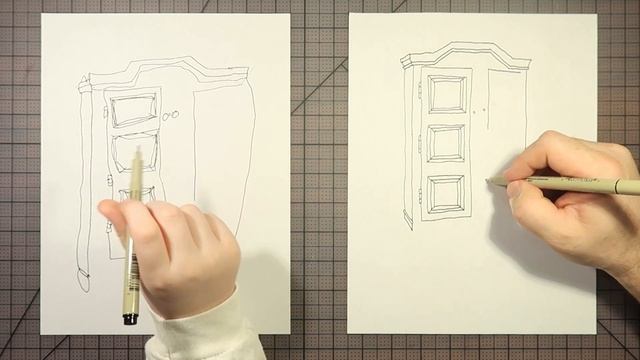 How to draw Hide (Doors) смотреть онлайн