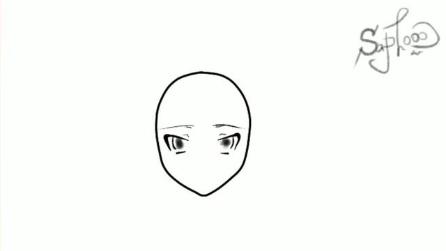 Как нарисовать аниме голову \ аниме глаза \ аниме лицо ? ТЕОРИЯ для новичков! смотреть онлайн